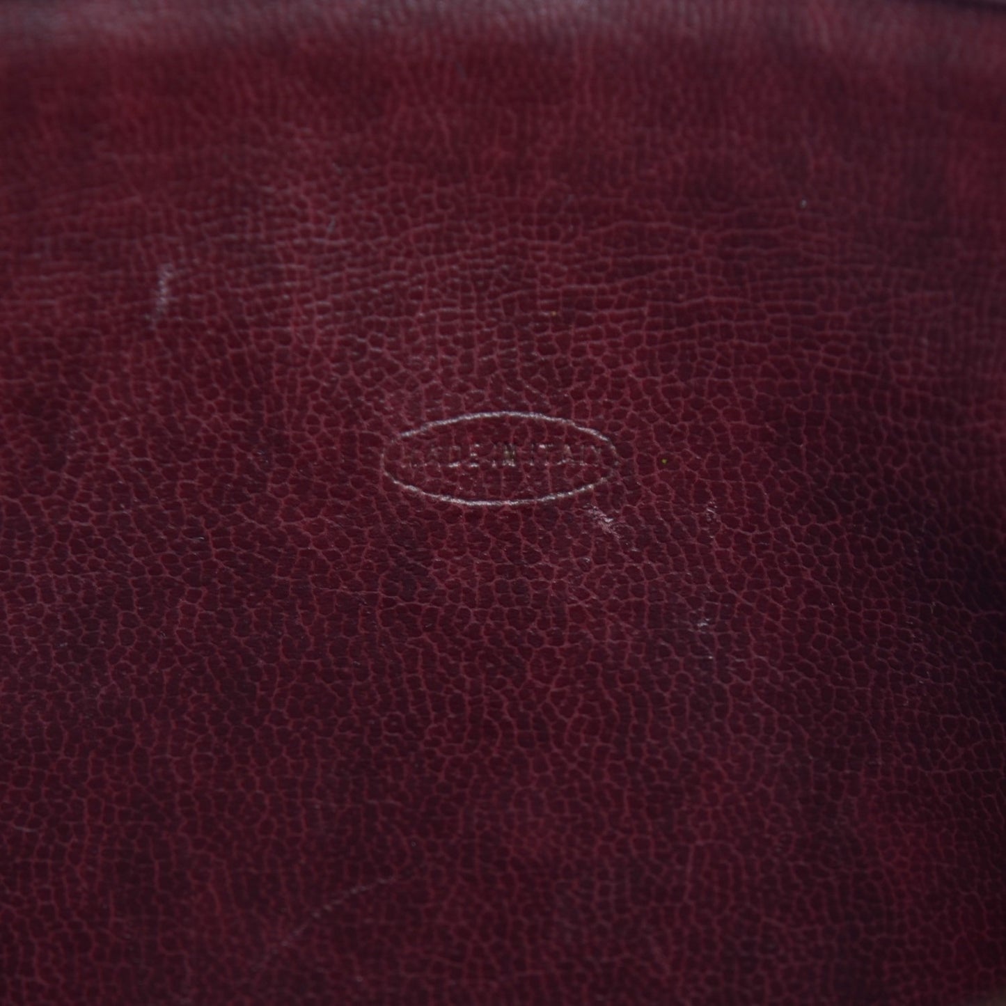 Lambskin Quilted Shoulder Bag Bordeaux