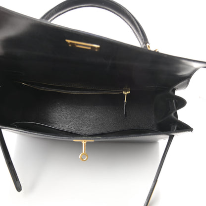Hermes Box Kelly Sellier 32 Black 14 of 49