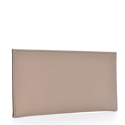 Louis Vuitton Calfskin Felicie Chain Wallet Card Holder Insert Tourterelle 3 of 6
