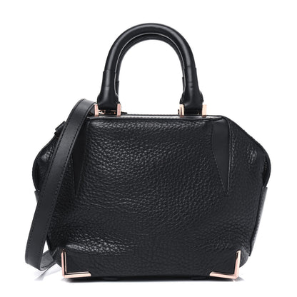 Alexander Wang Pebbled Calfskin Mini Emile Black Rose Gold Hardware 1 of 4