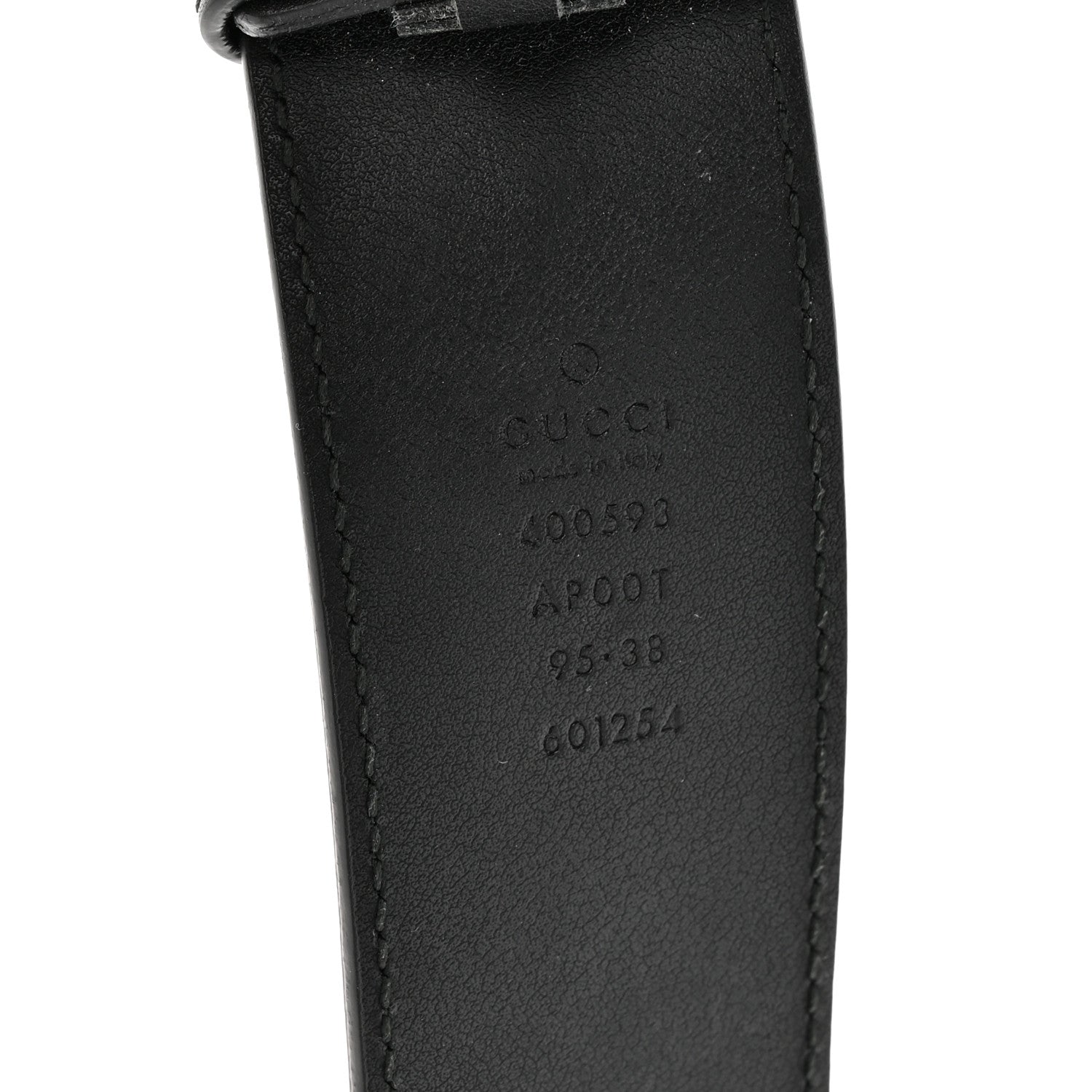 Gucci Calfskin Double G 40mm Belt 95 38 Black 4 of 4