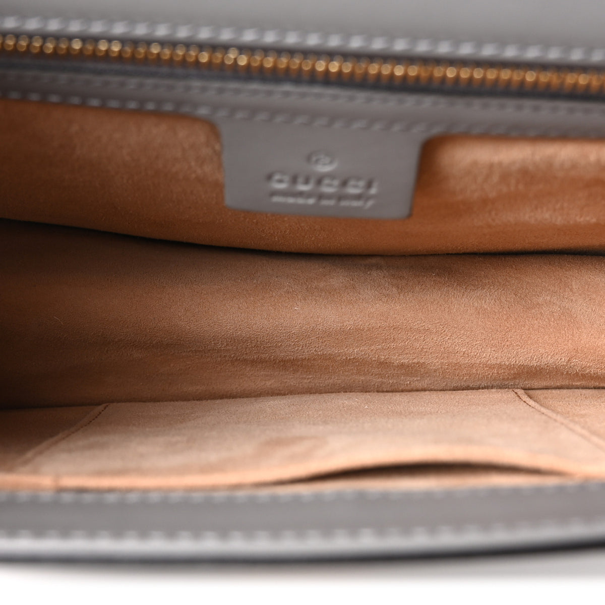Calfskin Small Sylvie Shoulder Bag Deep Grey