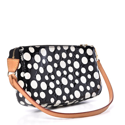 Louis Vuitton Vernis Kusama Infinity Dots Pochette Accessories Black 2 of 13