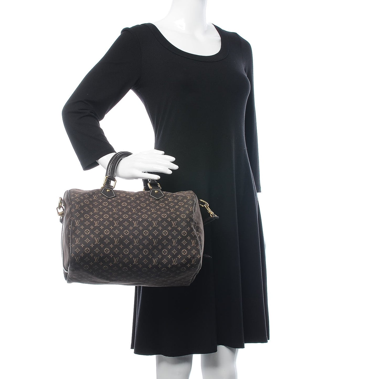 Monogram Idylle Speedy Bandouliere 30 Fusain