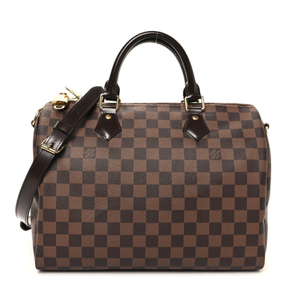 Louis Vuitton Damier Ebene Speedy Bandouliere 30 1 of 12