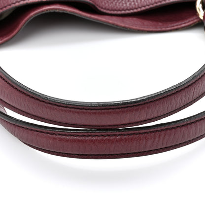 Gucci Pebbled Calfskin Medium Soho Shoulder Bag Bordeaux 15 of 16