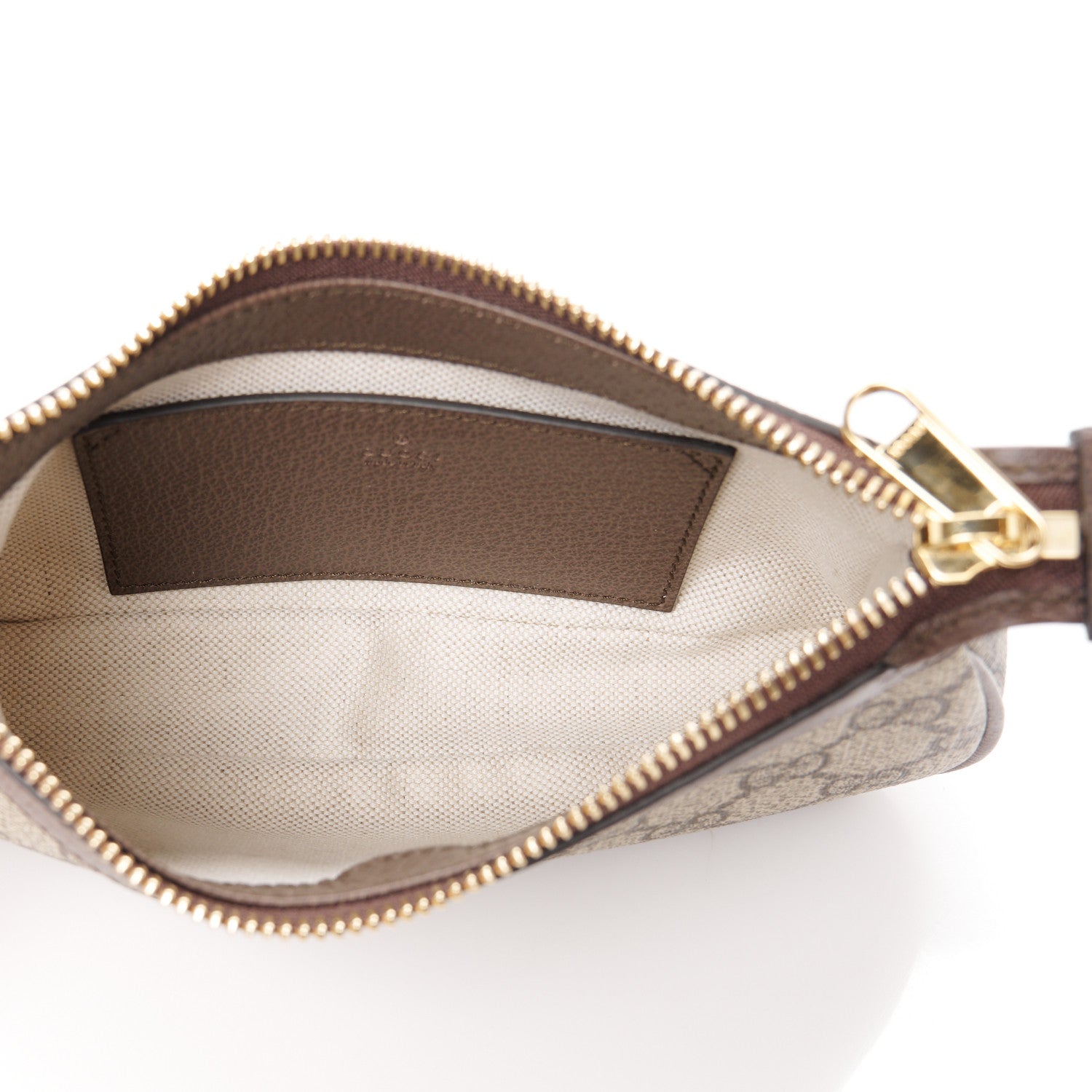 Gucci GG Supreme Monogram Textured Dollar Calfskin Mini Ophidia Chain Bag Beige Ebony 5 of 10