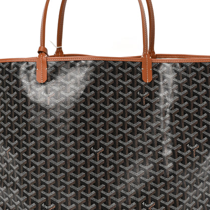 Goyard Goyardine Saint Louis GM Black Gold 9 of 11