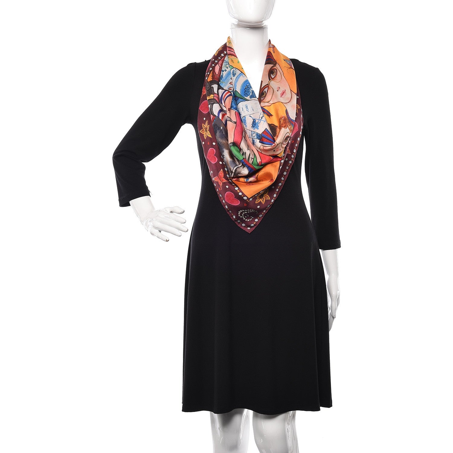 Gucci Silk Unskilled Worker Square Scarf Multicolor 2 of 7