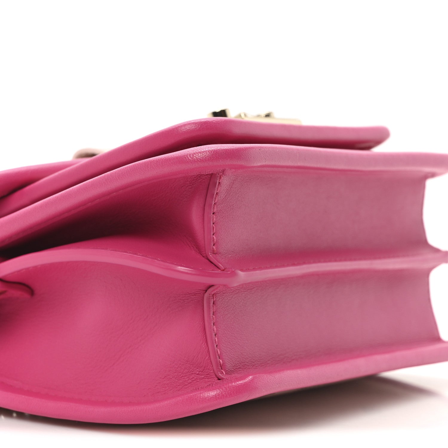 MCM Visetos Mini Patricia Satchel Pink 8 of 9
