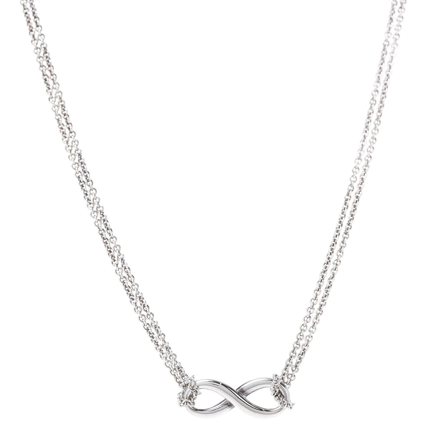 Sterling Silver Infinity Pendant Necklace