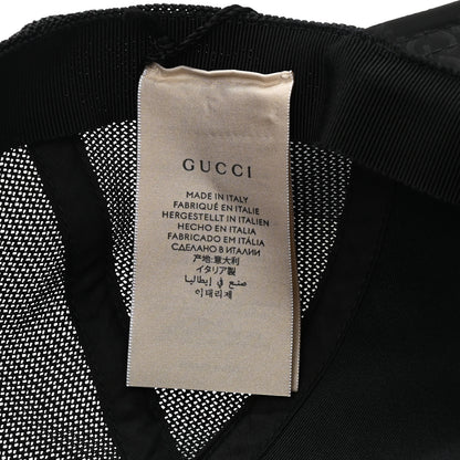 Gucci Nylon Monogram Baseball Hat S Black 9 of 13