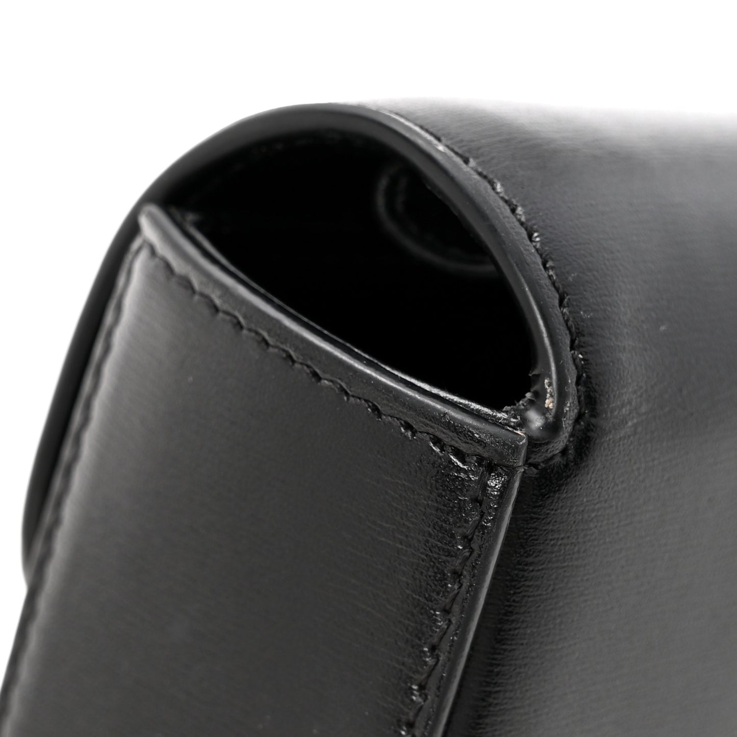 Shiny Calfskin Mini Claude Black