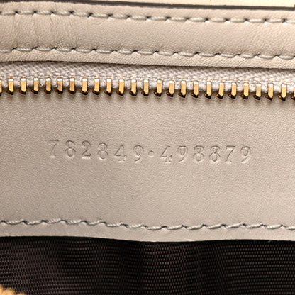 Gucci Ancora Calfskin Web Small Jackie Shoulder Bag Light Grey 7 of 10