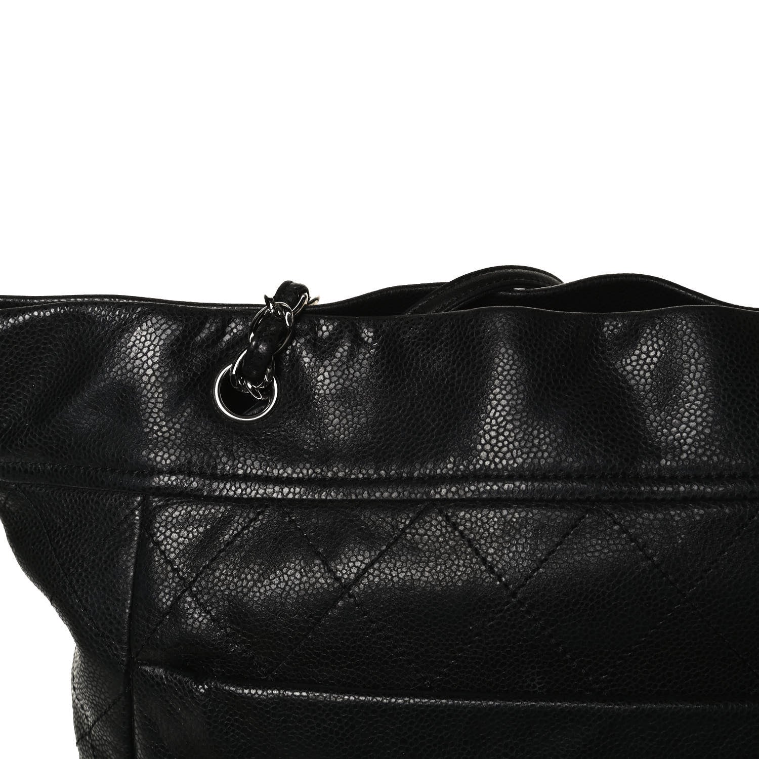 Chanel Soft Caviar Large Timeless CC Shopping Tote Black 18 of 19