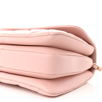 Chanel Lambskin Quilted Small Trendy Chain CC Flap Dual Handle Bag Light Pink 10 of 11