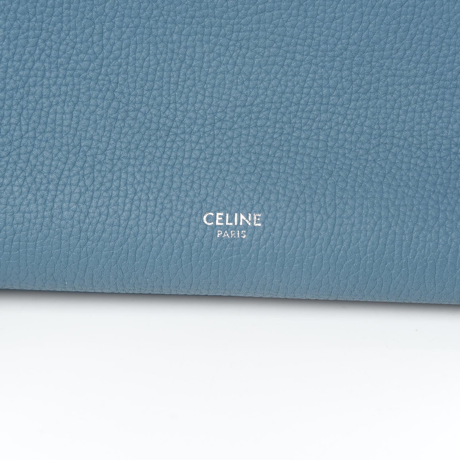 Celine Supple Grained Calfskin Small Long Strap Big Bag Slate Blue 7 of 12