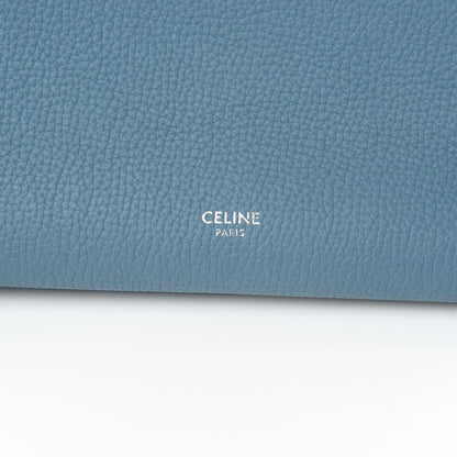 Celine Supple Grained Calfskin Small Long Strap Big Bag Slate Blue 7 of 12