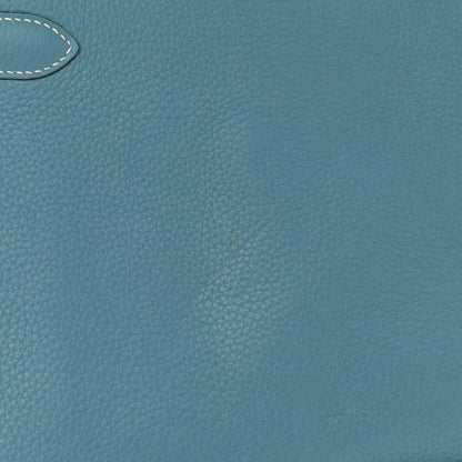 Hermes Taurillon Clemence Jypsiere 34 Blue Jean 10 of 11