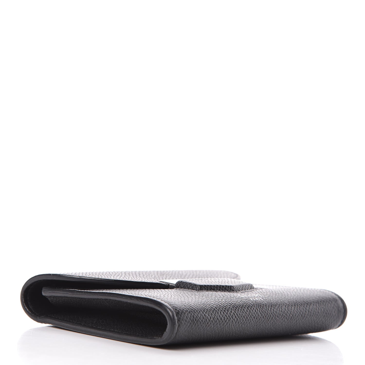 Celine Grained Calfskin Small Trotteur Multifunction Wallet Black 4 of 8