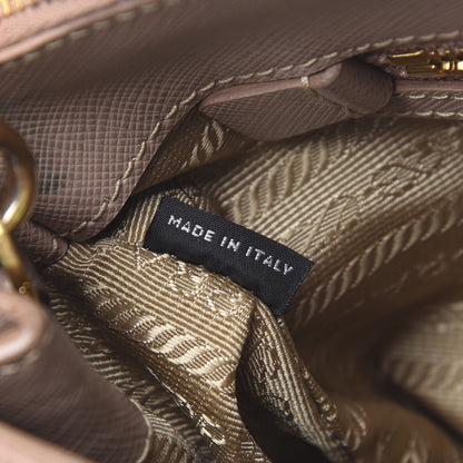 Prada Saffiano Small Galleria Double Zip Tote Cammeo 10 of 19