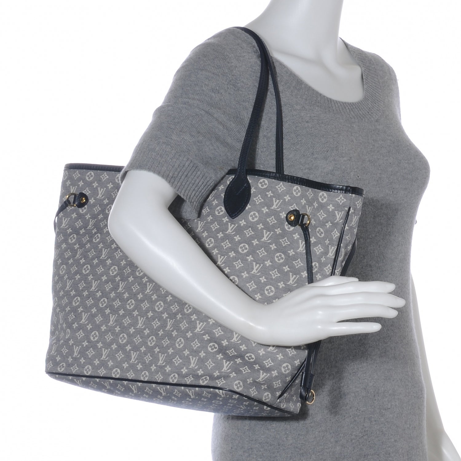 Louis Vuitton Monogram Idylle Neverfull MM Encre 2 of 7