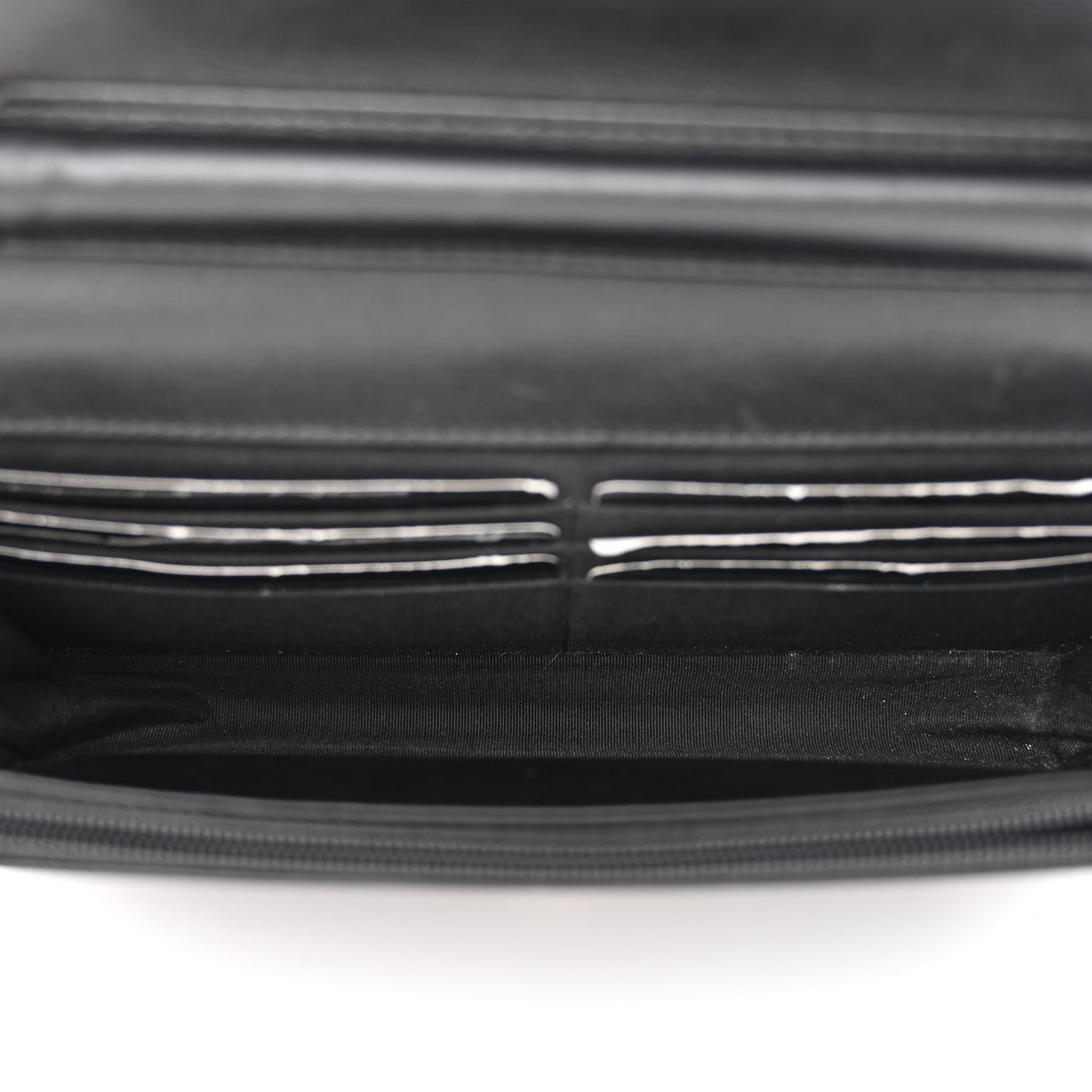 Caviar Quilted Boy Wallet On Chain WOC Black