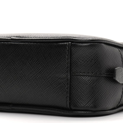 Prada Saffiano Lux Small Camera Crossbody Bag Black 9 of 10