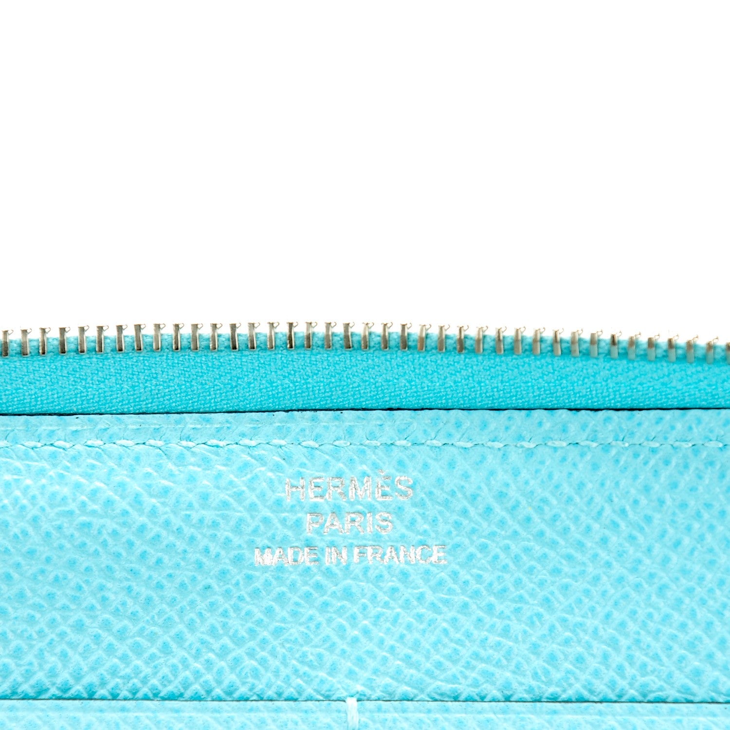 Hermes Epsom Printed Silk Flamingo Party Soie-Cool Wallet Mykonos Bleu Atoll 6 of 8