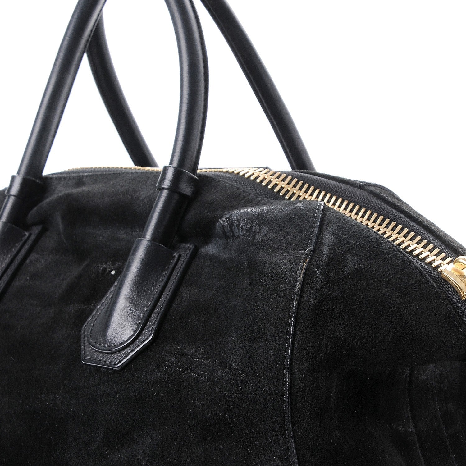 Givenchy Suede Calfskin Large Antigona Black 11 of 20