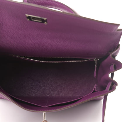 Hermes Togo Kelly Retourne 32 Anemone 5 of 13