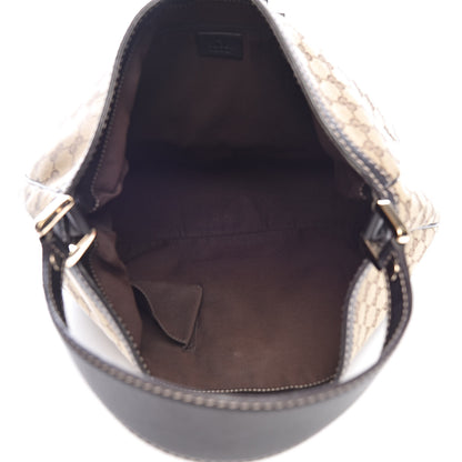 Gucci Monogram Large New Ladies Web Hobo Dark Brown 5 of 15