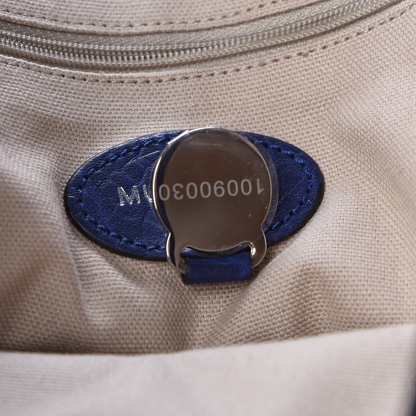 Shrunken Calfskin Alexa Indigo