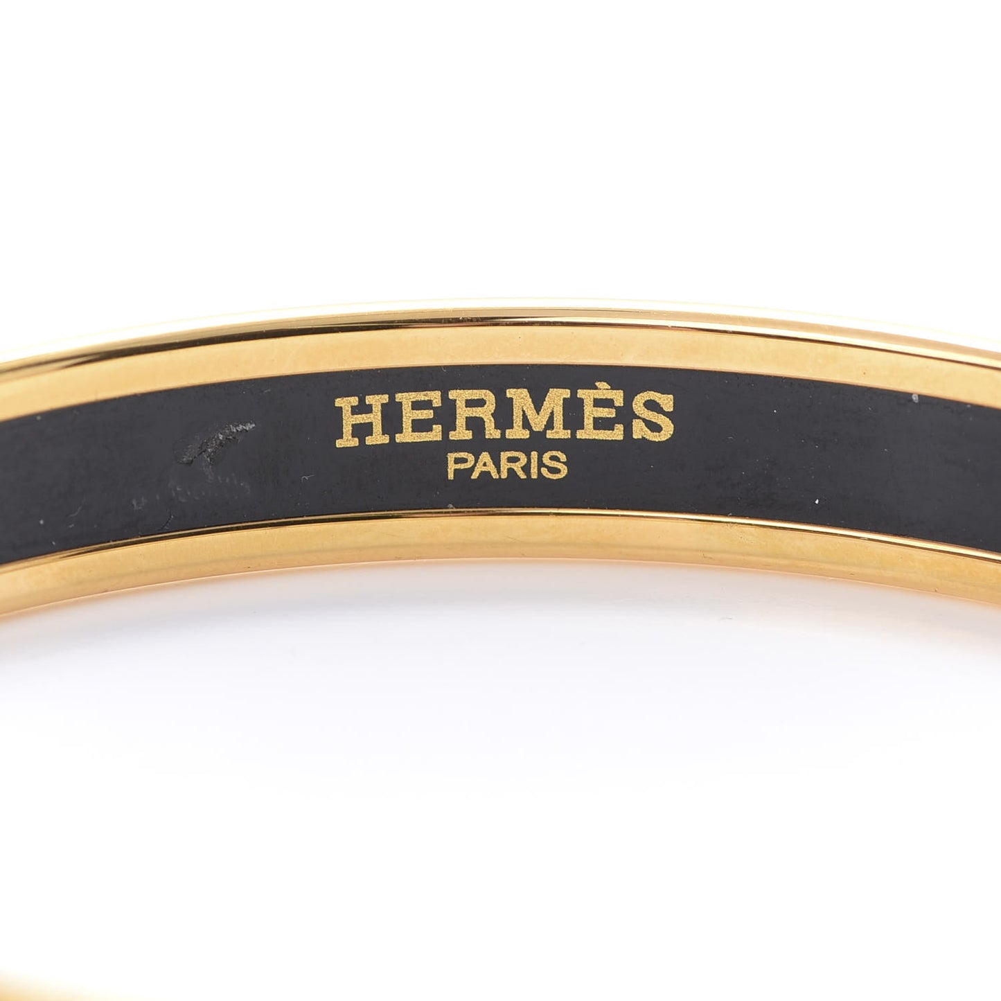 Enamel Printed Narrow Quadridge Bracelet 65 Art Moderne