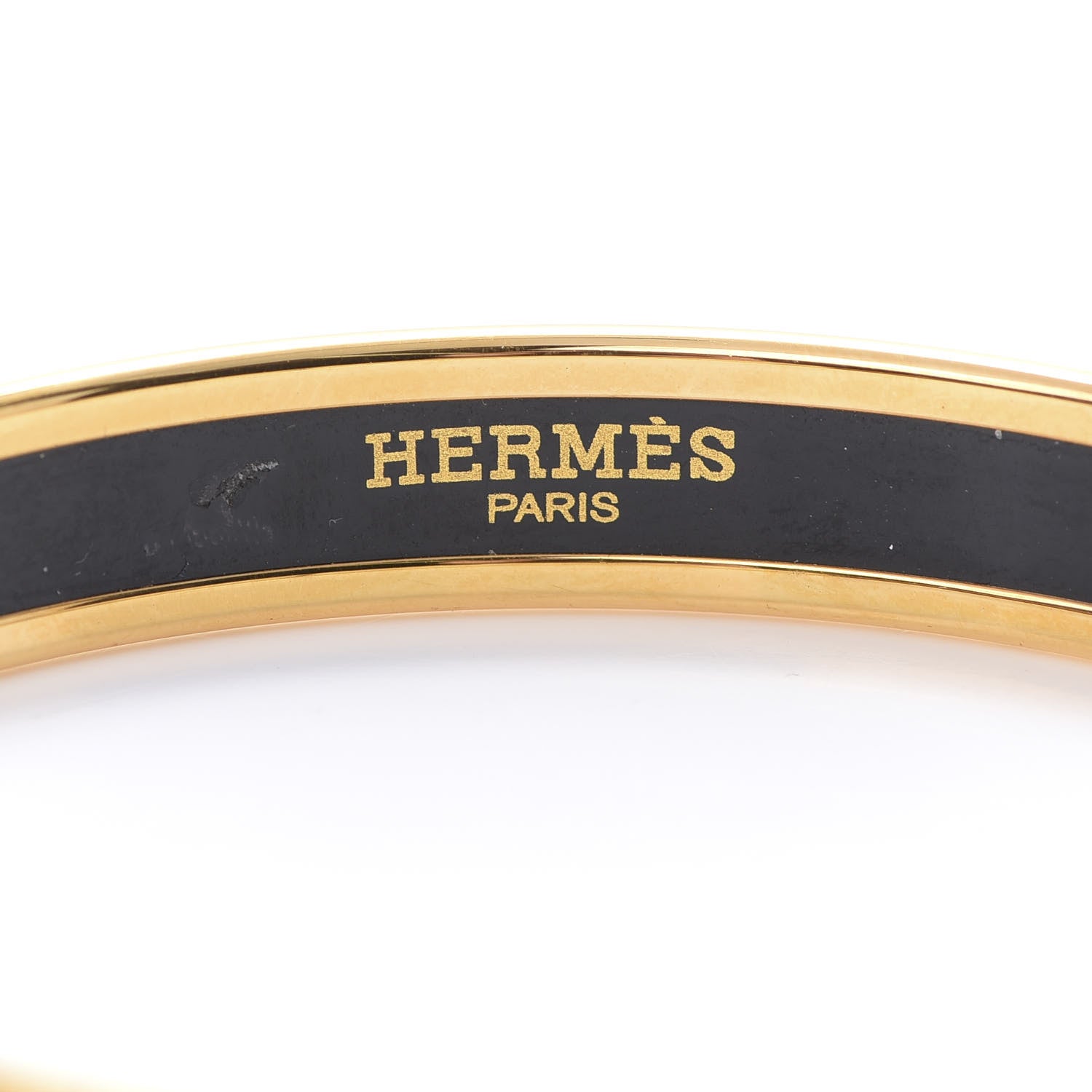 Hermes Enamel Printed Narrow Quadridge Bracelet 65 Art Moderne 4 of 5