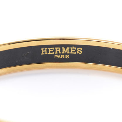 Hermes Enamel Printed Narrow Quadridge Bracelet 65 Art Moderne 4 of 5