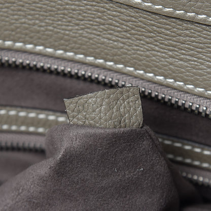 Celine Drummed Calfskin Mini Luggage Souris 8 of 17