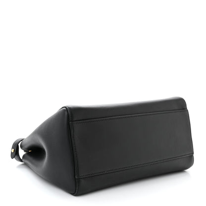 Fendi Nappa Mini Peekaboo Iconic Satchel Black 4 of 11