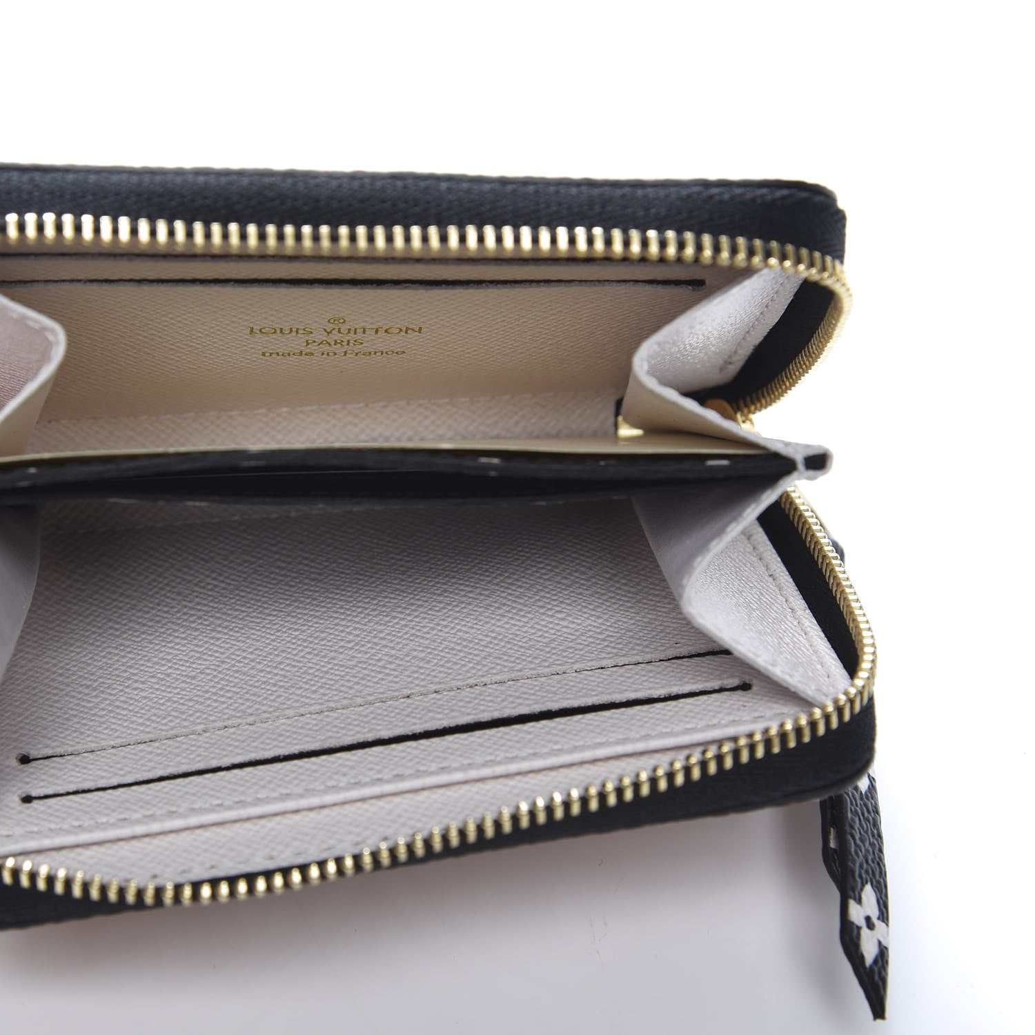 Louis Vuitton Monogram Giant Crafty Zippy Coin Purse Creme Caramel 5 of 8