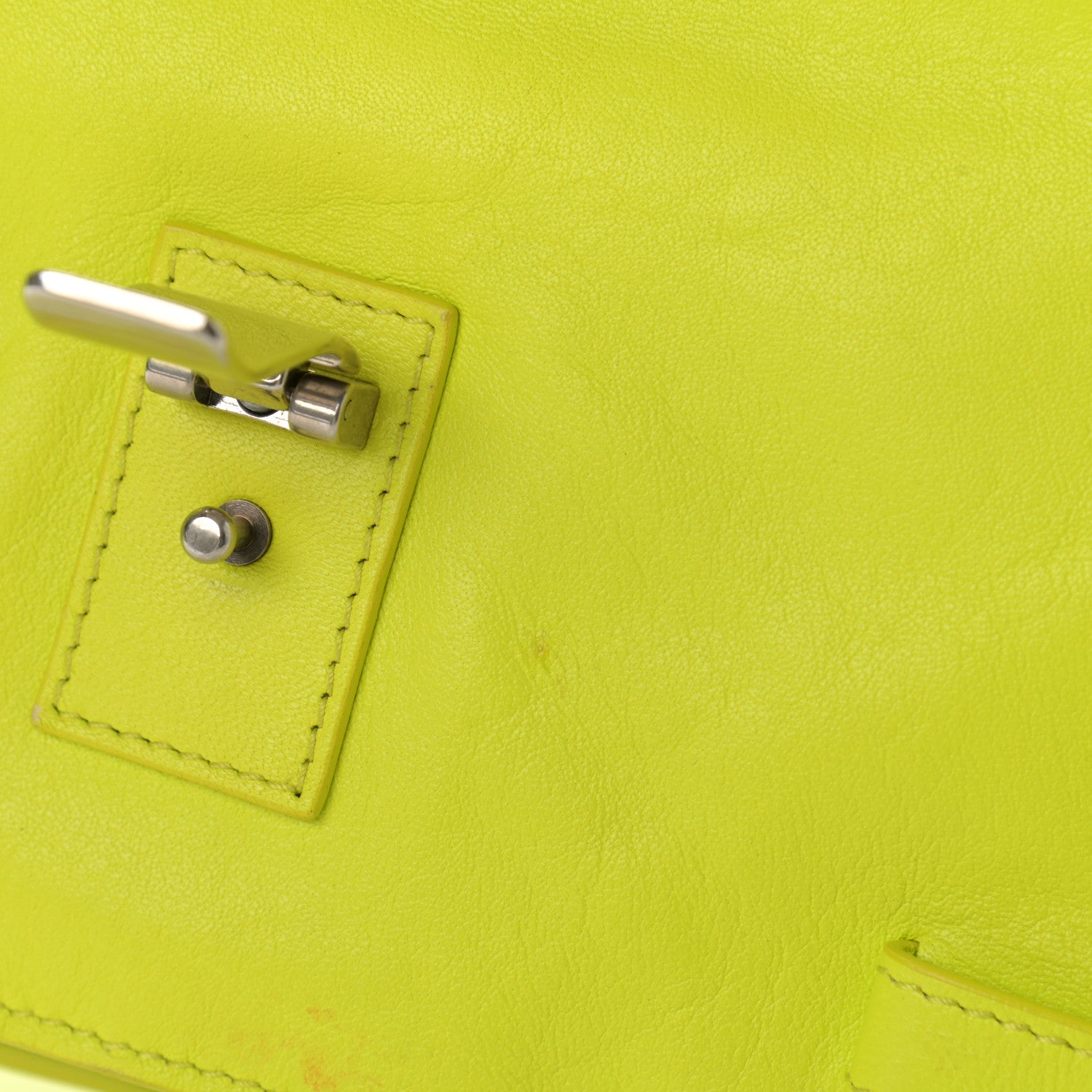 Proenza Schouler Lambskin Medium PS1 Satchel Sulfur 14 of 18