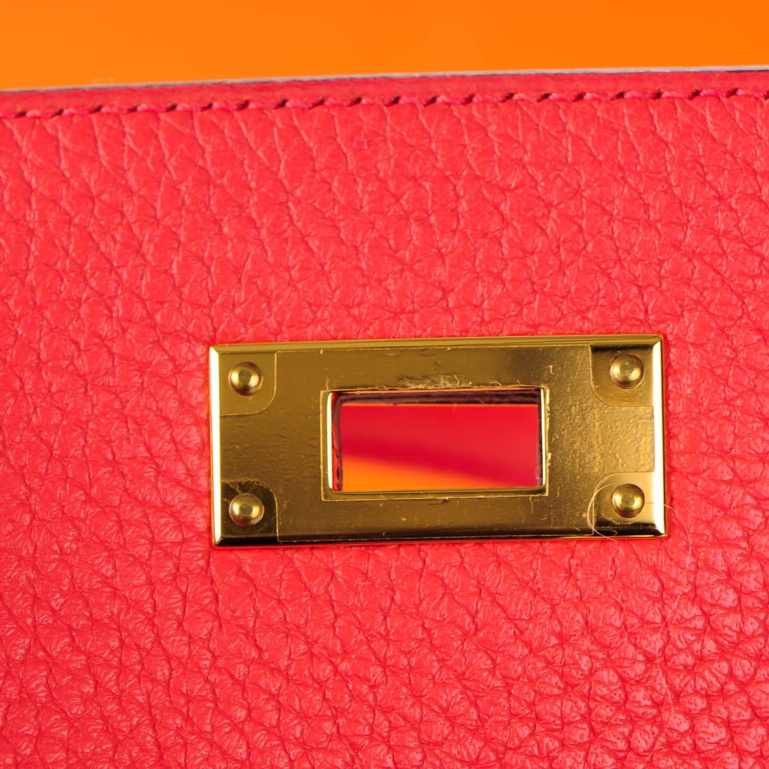 Hermes Taurillon Clemence Kelly Retourne 28 Bougainvillea 15 of 26