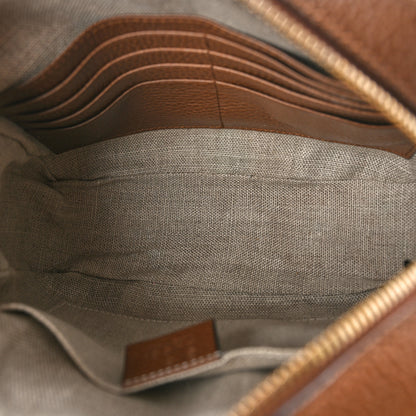 Gucci Monogram Mini Bree Messenger Bag Beige Tabacco 5 of 9