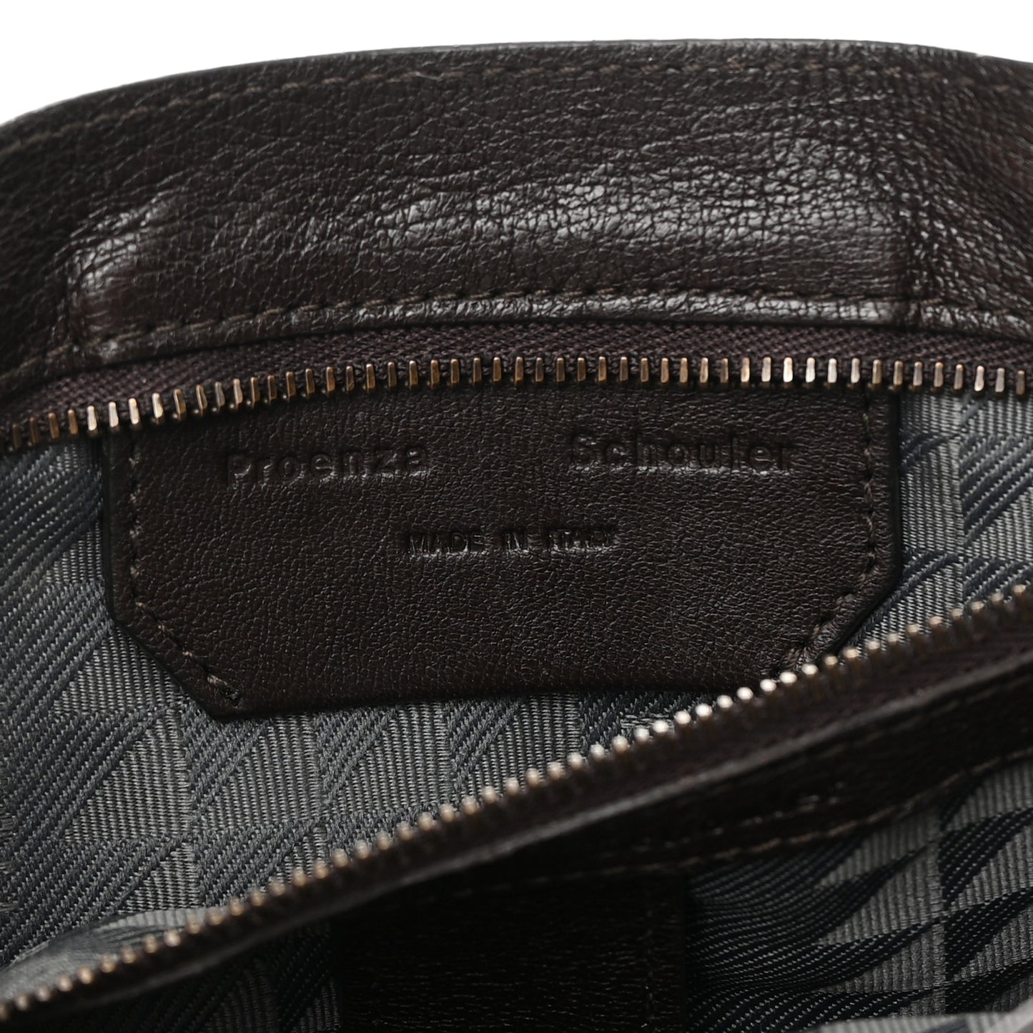 Lambskin Fringe Medium PS1 Satchel Dark Chocolate