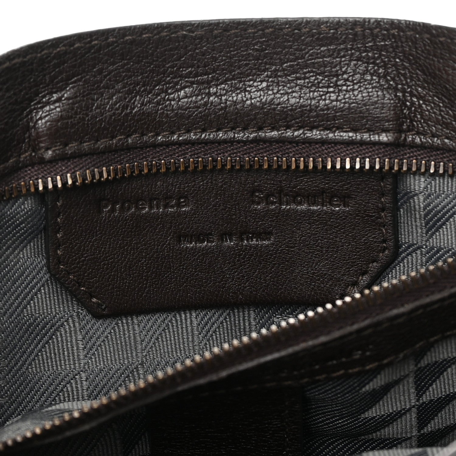 Proenza Schouler Lambskin Fringe Medium PS1 Satchel Dark Chocolate 6 of 14