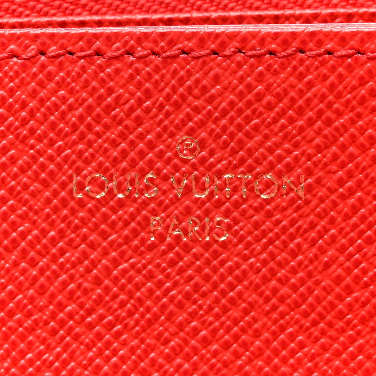 Monogram Zippy Wallet Coquelicot