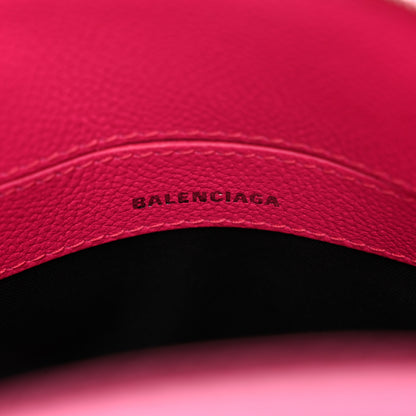 Balenciaga Signature Grained Calfskin Logo XXS Ville Top Handle Bag Fuchsia 6 of 10