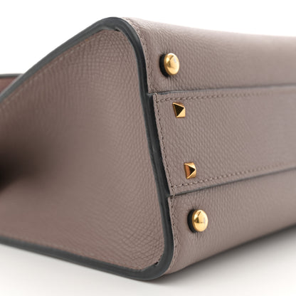 Valentino Garavani Grainy Calfskin Small VSling Top Handle Bag Clay 8 of 9