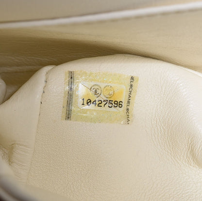 Chanel Patent Quilted Medium Double Flap White 8 of 8