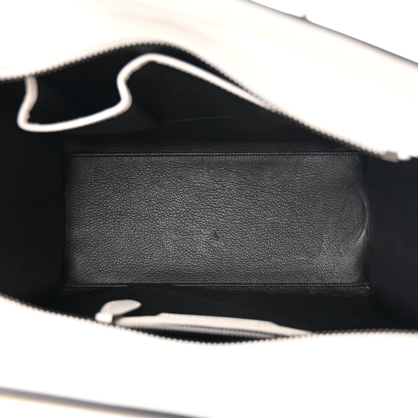 Smooth Calfskin Micro Luggage White