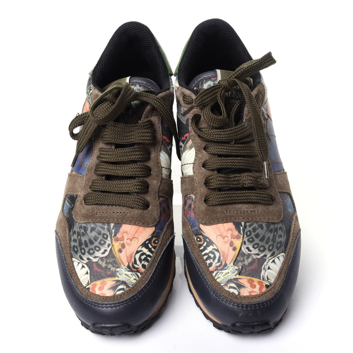 Nappa Fabric Suede Camubutterfly Womens Rockrunner Sneakers 37 Multicolor